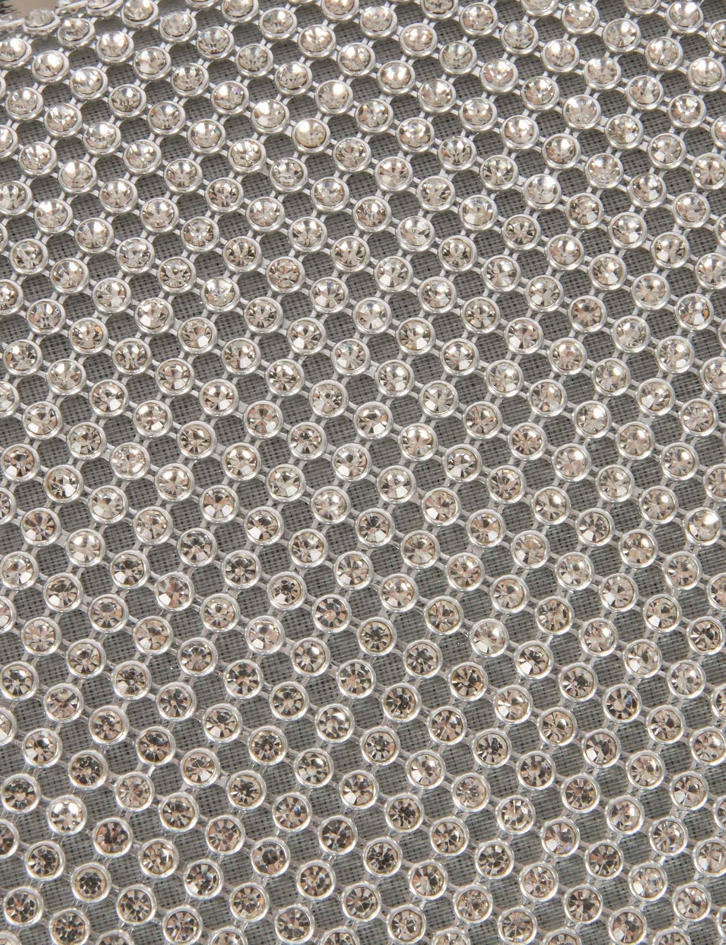 Satijnen Clutch met Strass