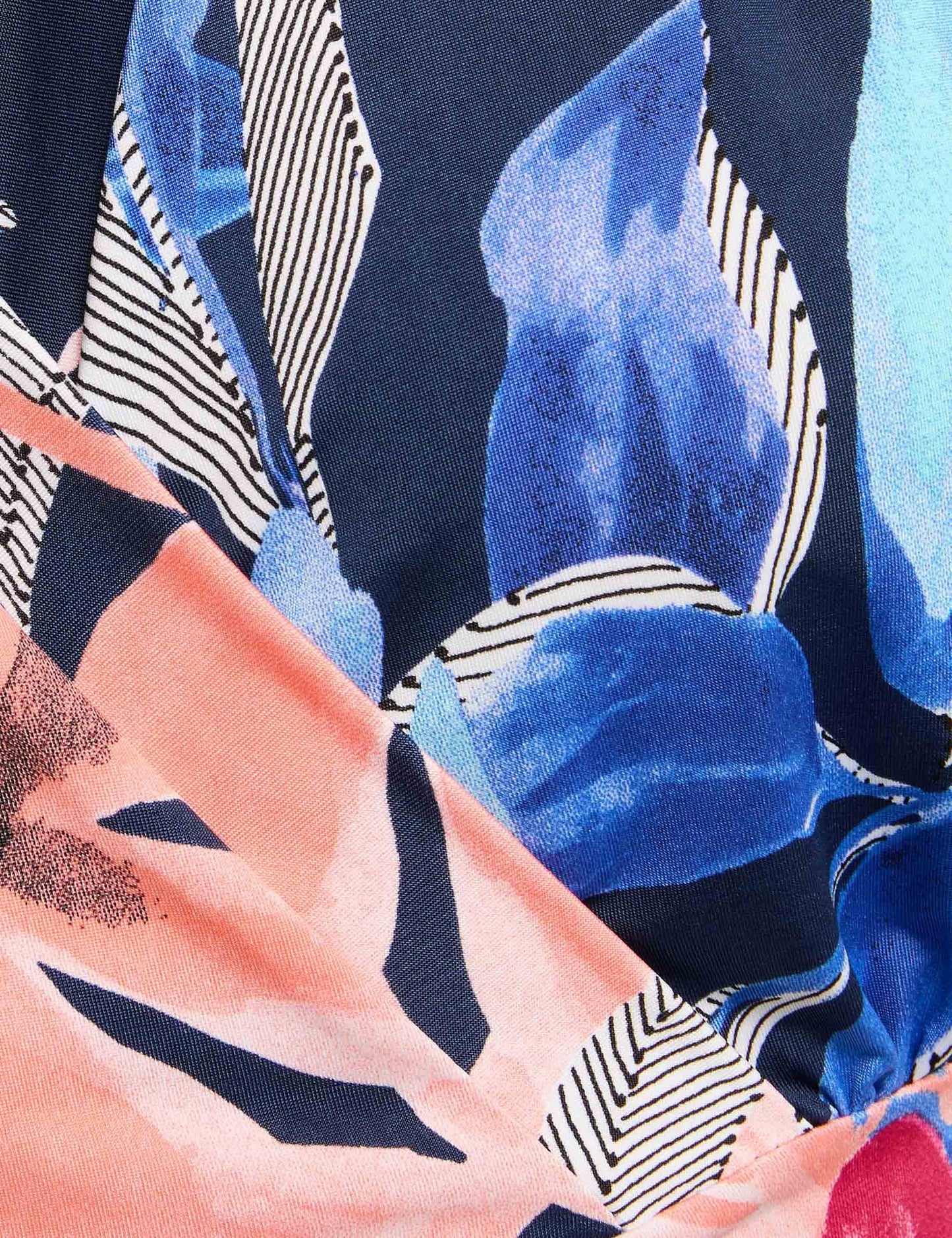 Mouwloze Fitted Top met Print