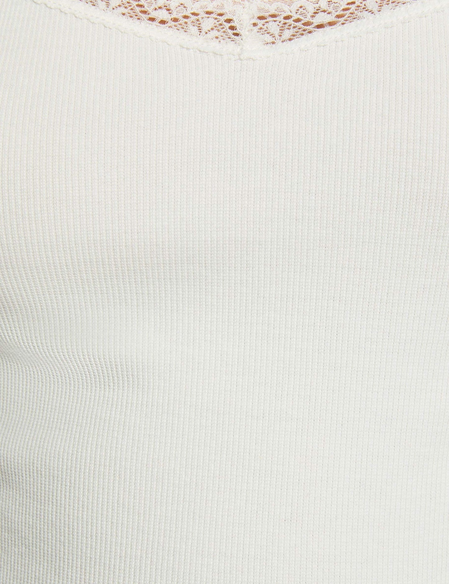 Getailleerd T-shirt met Hartvormige Halslijn