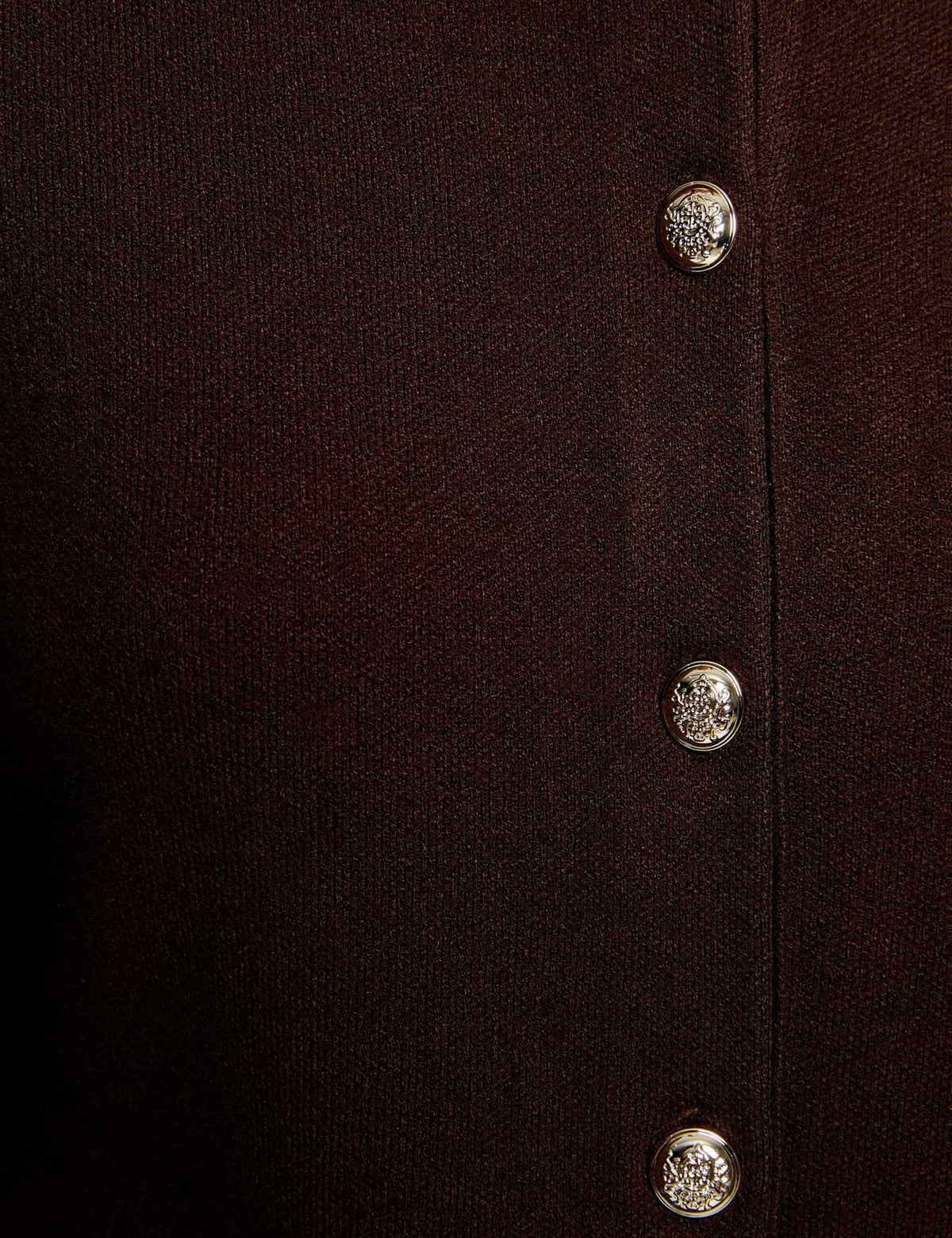 Fijngebreid Vest met Ronde Hals