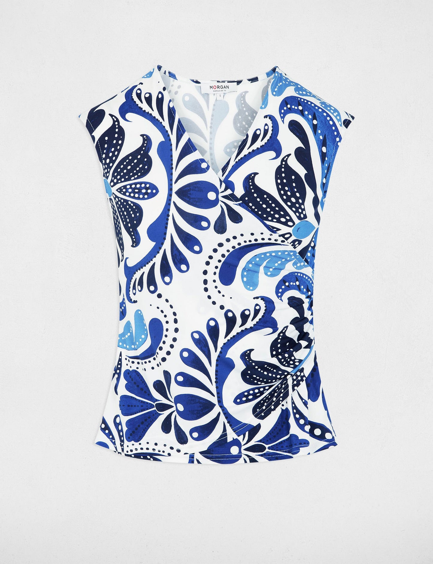 Mouwloze Top met Print