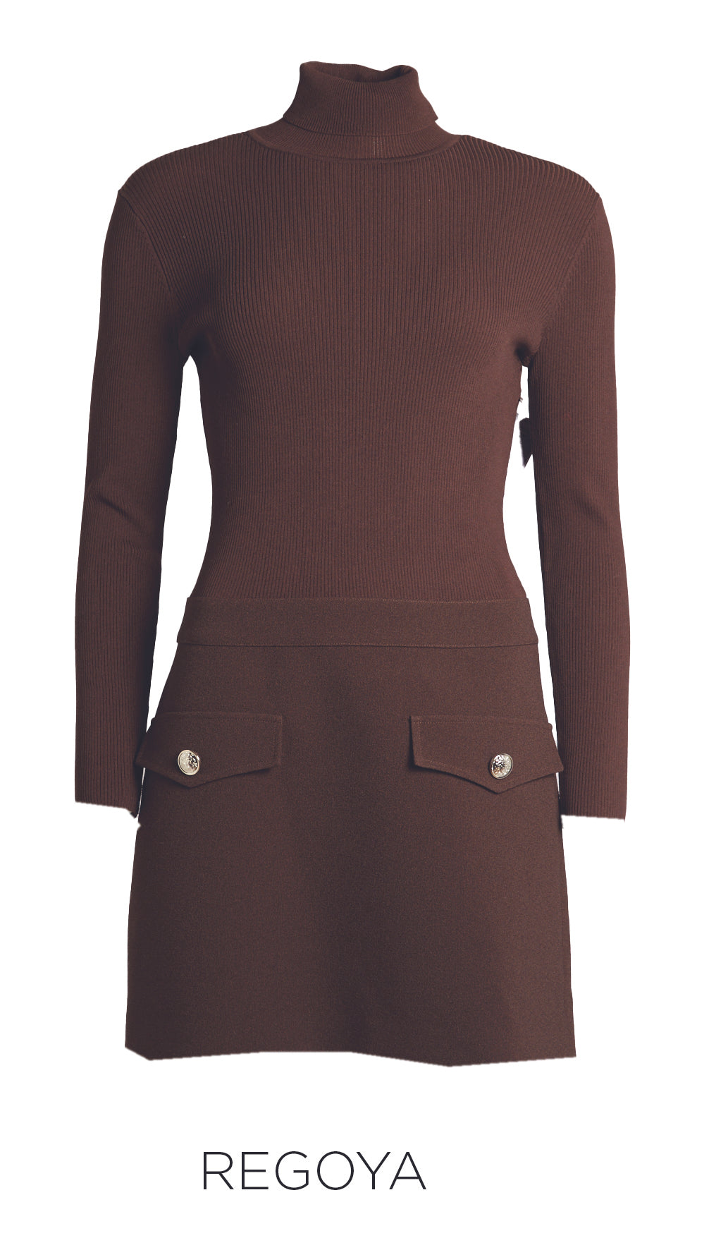 Omlaag (Donker Bruin)