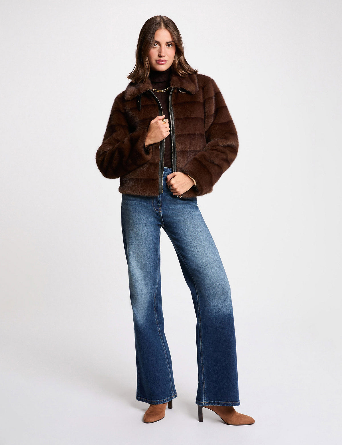 Korte Faux Fur Jas