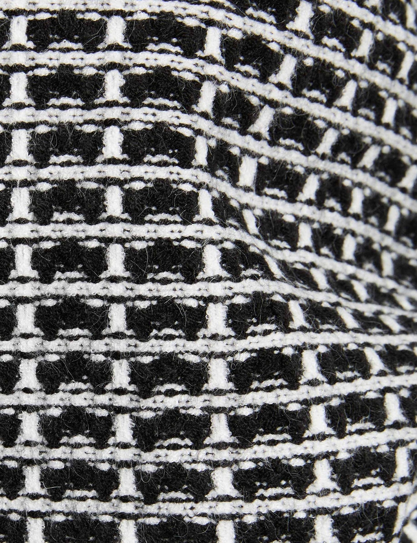 Chevron Jacquard Jas met Reverskraag