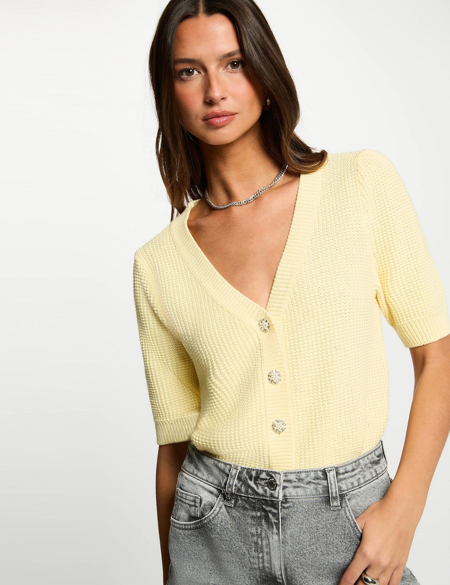 Getailleerd Vest met V-hals