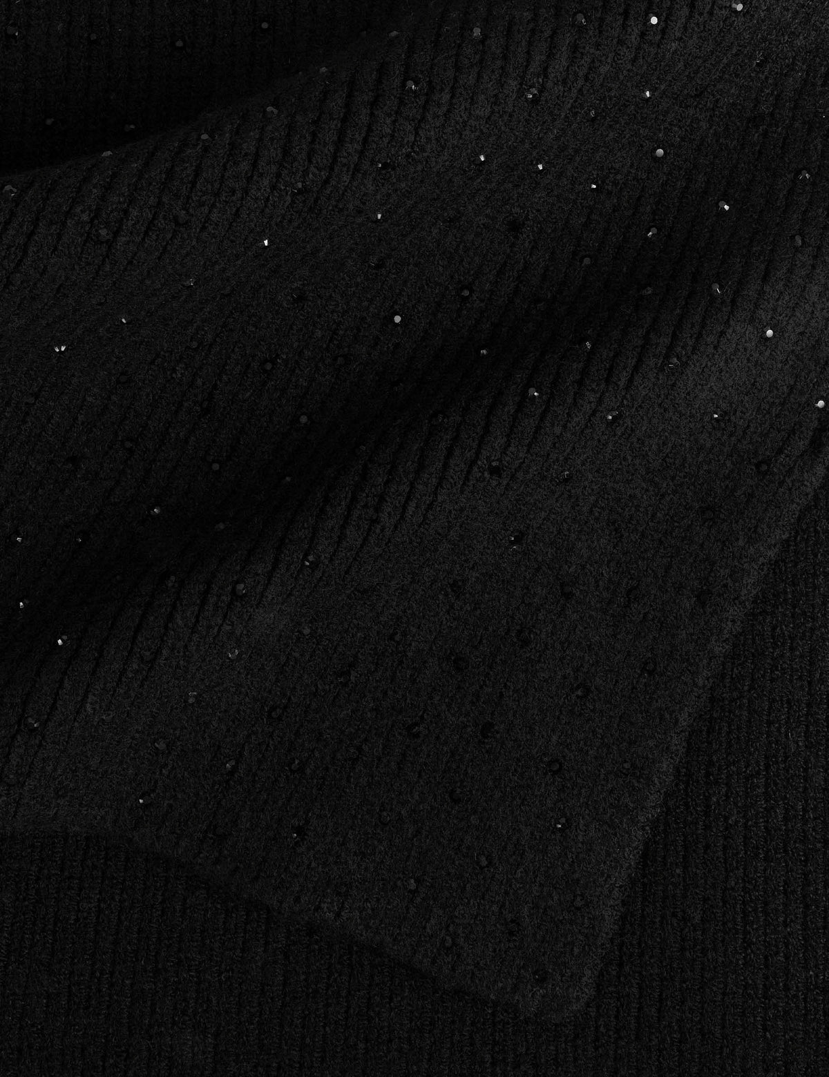 Gebreide Sjaal met Strassdetails