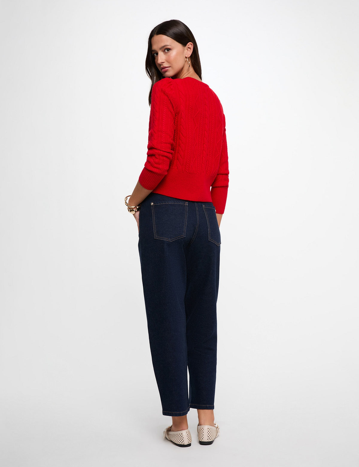 Gebreid Vest met Knoopsluiting