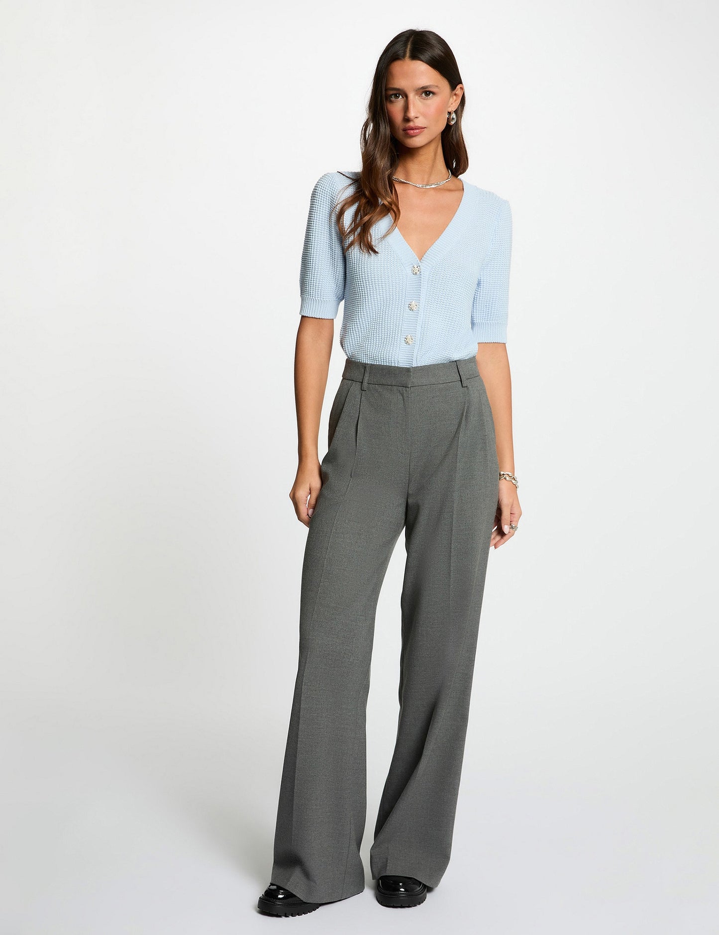Getailleerd Vest met V-hals