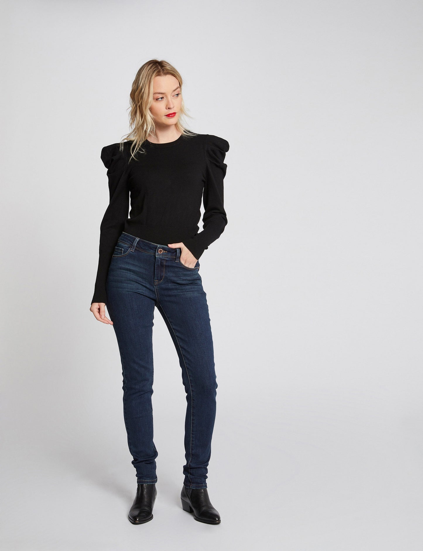 Slim Fit Jeans met Standaard Taille