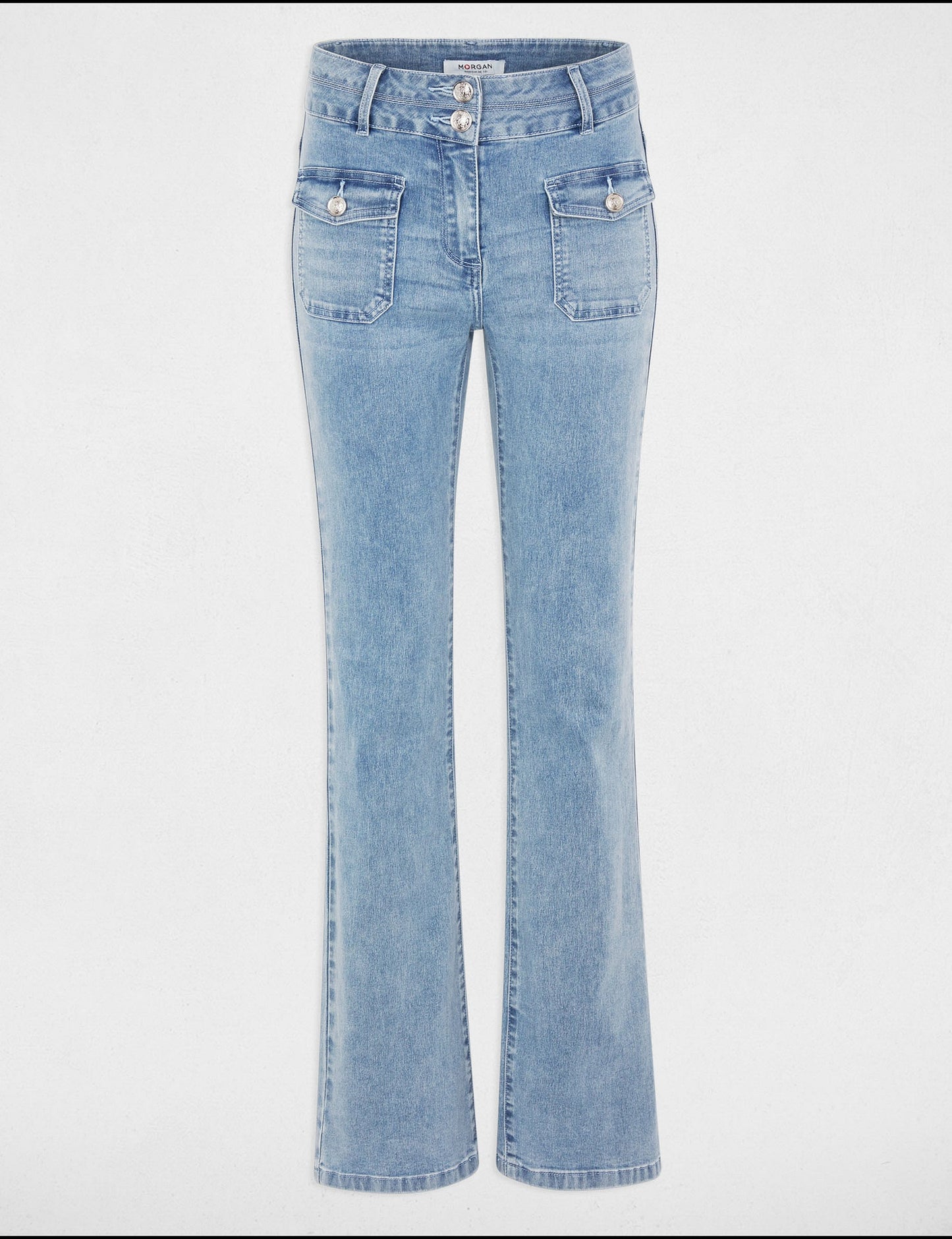 Bootcut Jeans met Hoge Taille