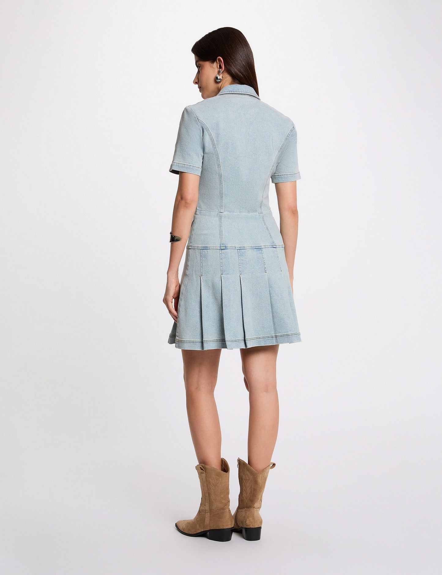 A-lijn Mini Jurk van Denim