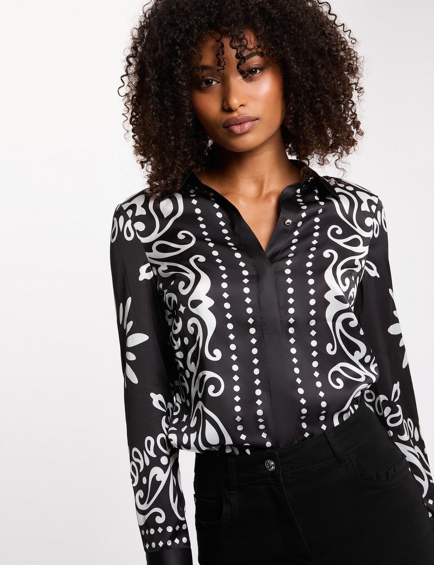 Soepelvallend Shirt met Print