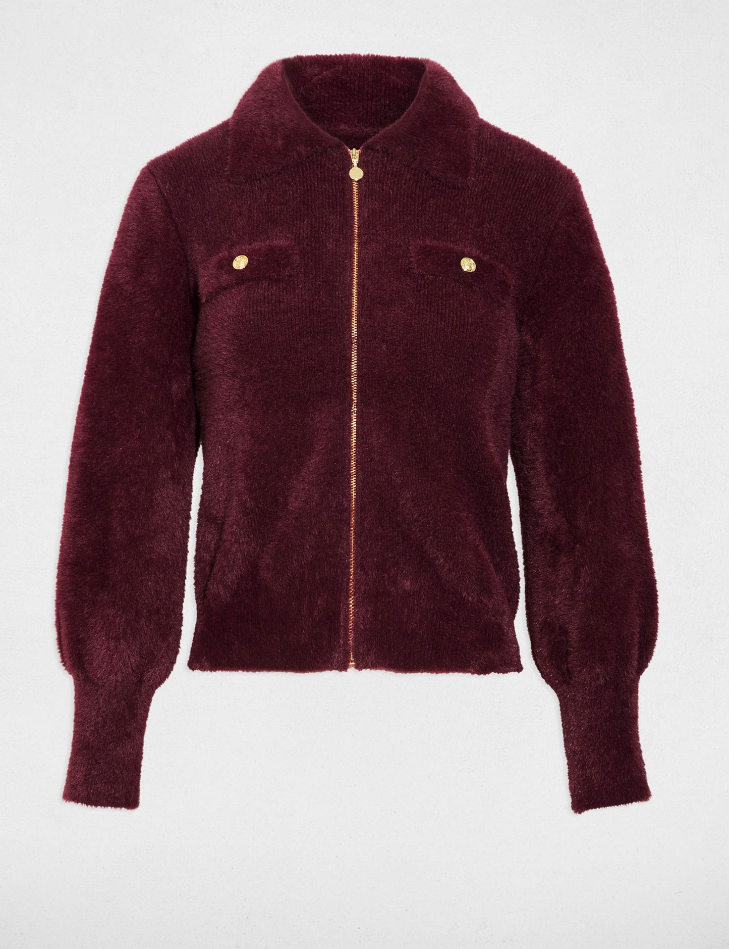 Vest met Reverskraag en Ritssluiting