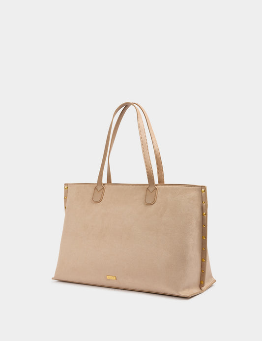 Shopper met Studs van Suède