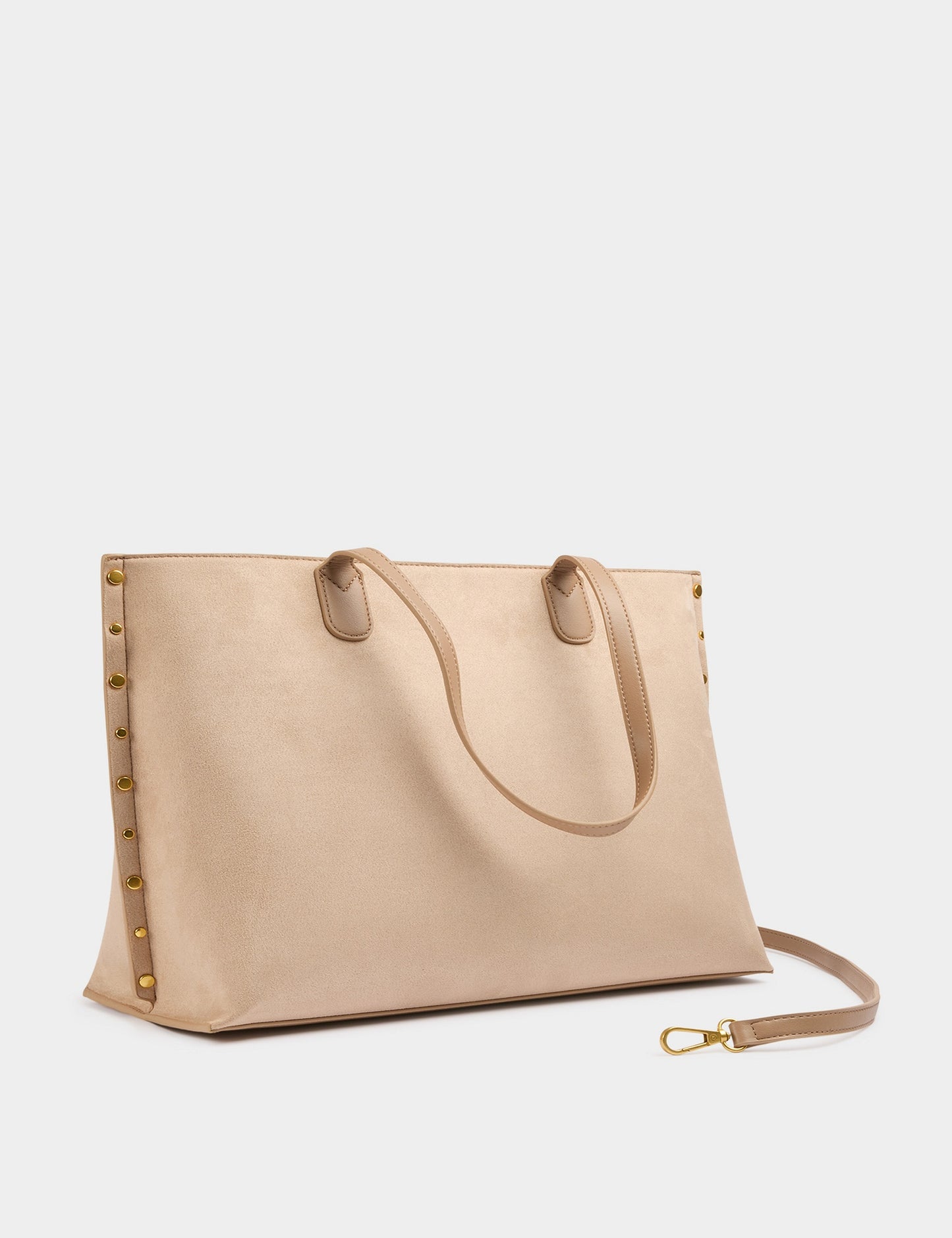 Shopper met Studs van Suède
