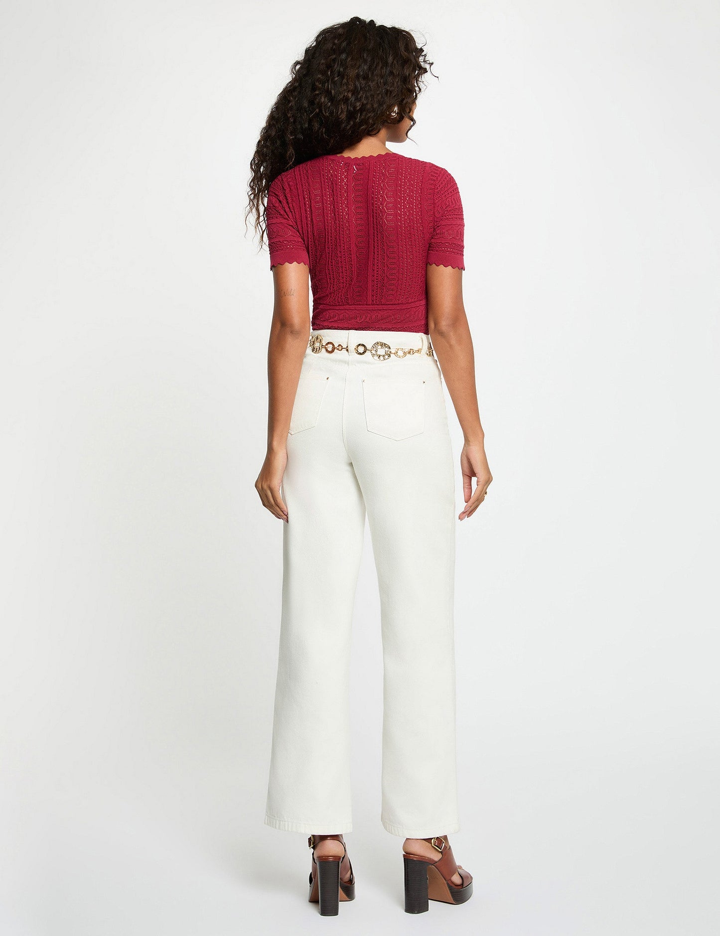 Aansluitende Croptop met Korte Mouwen