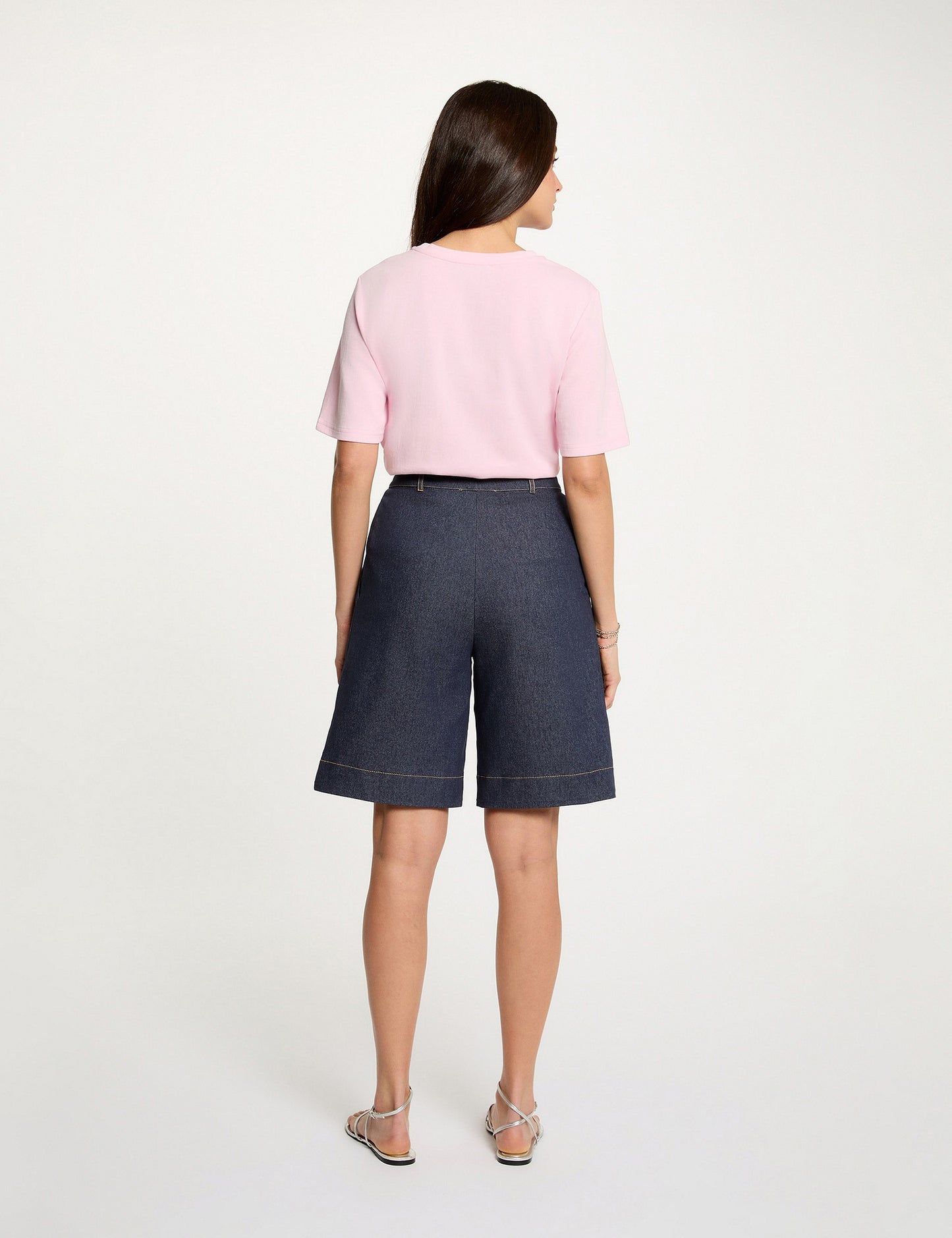 Wijde Denim Shorts
