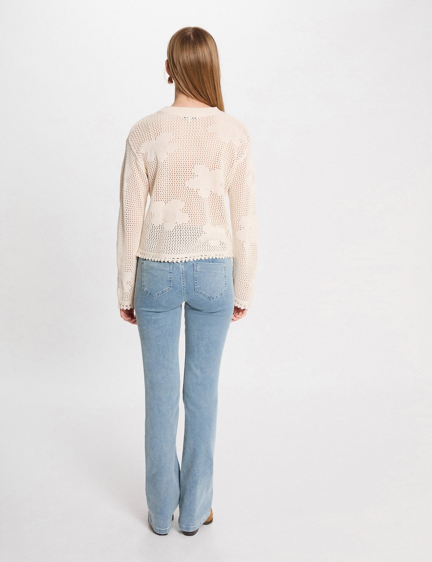 Bootcut Jeans met Hoge Taille