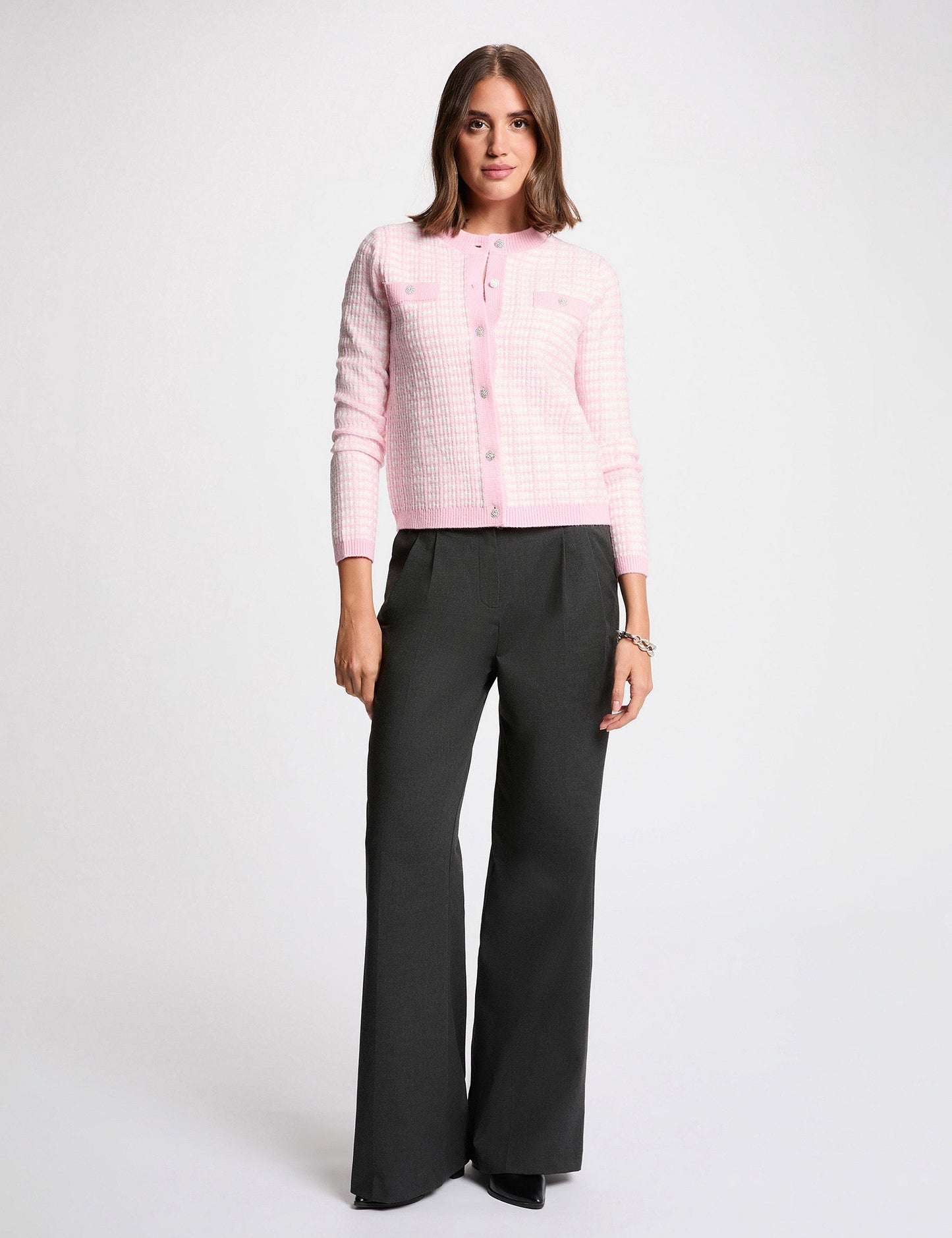 Getailleerd Jacquard Vest