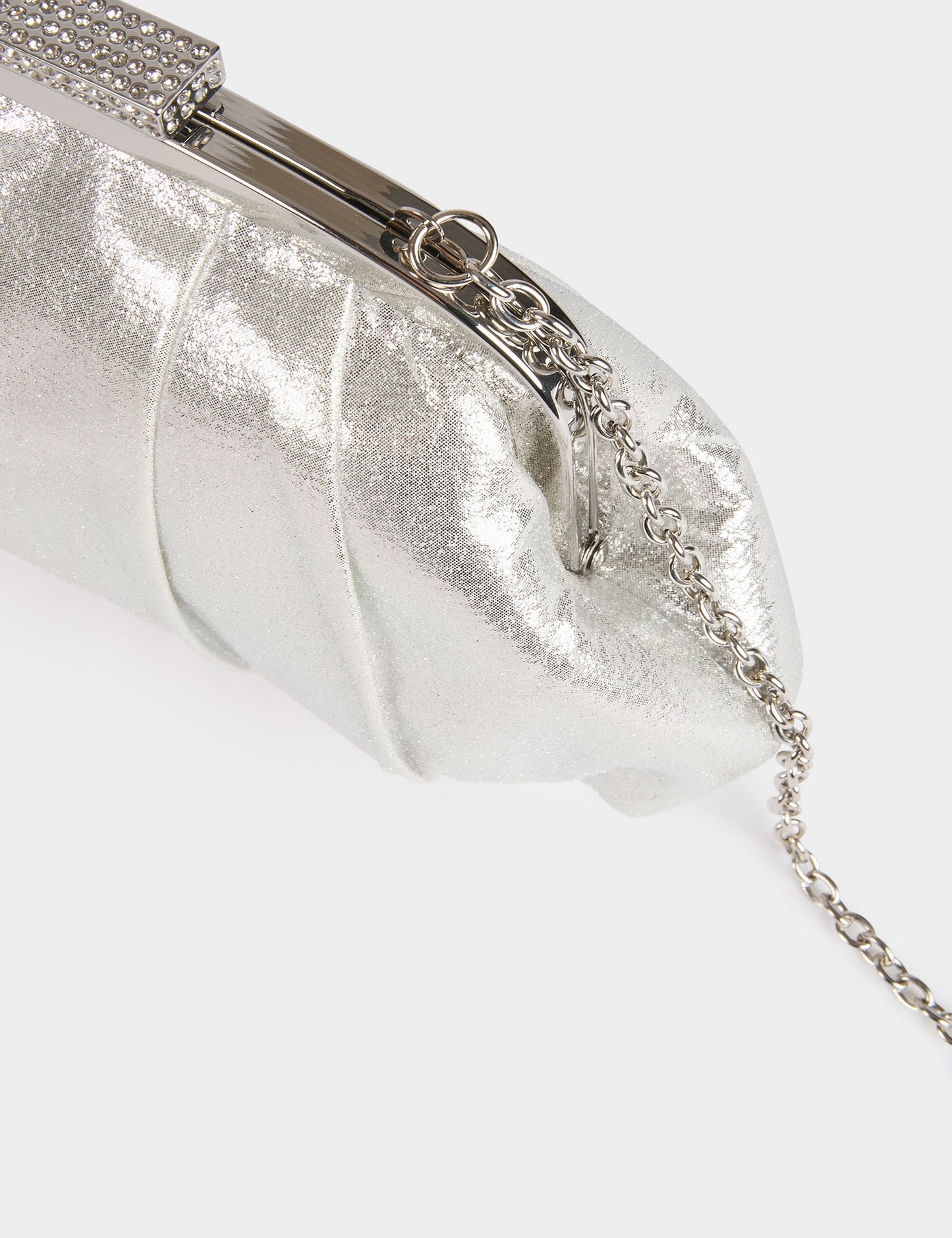 Elegante Clutch met Gedrapeerd Effect