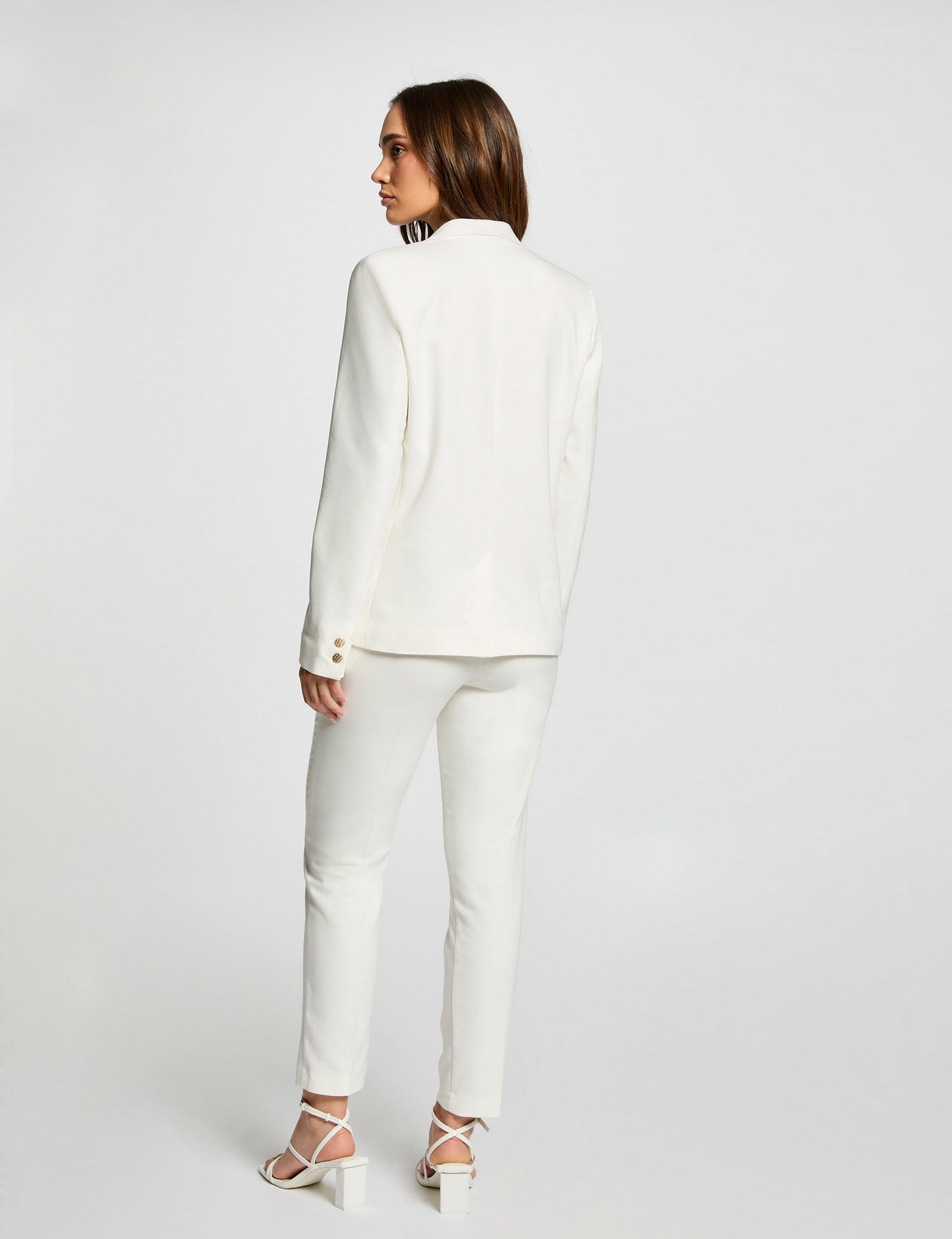 Getailleerde Blazer met Knoopsluiting