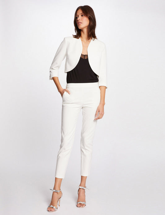 Rechte Blazer met 3/4 Mouwen