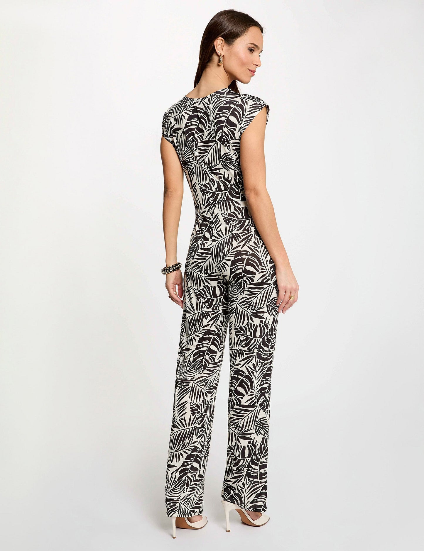 Korte Mouwen Jumpsuit met Print