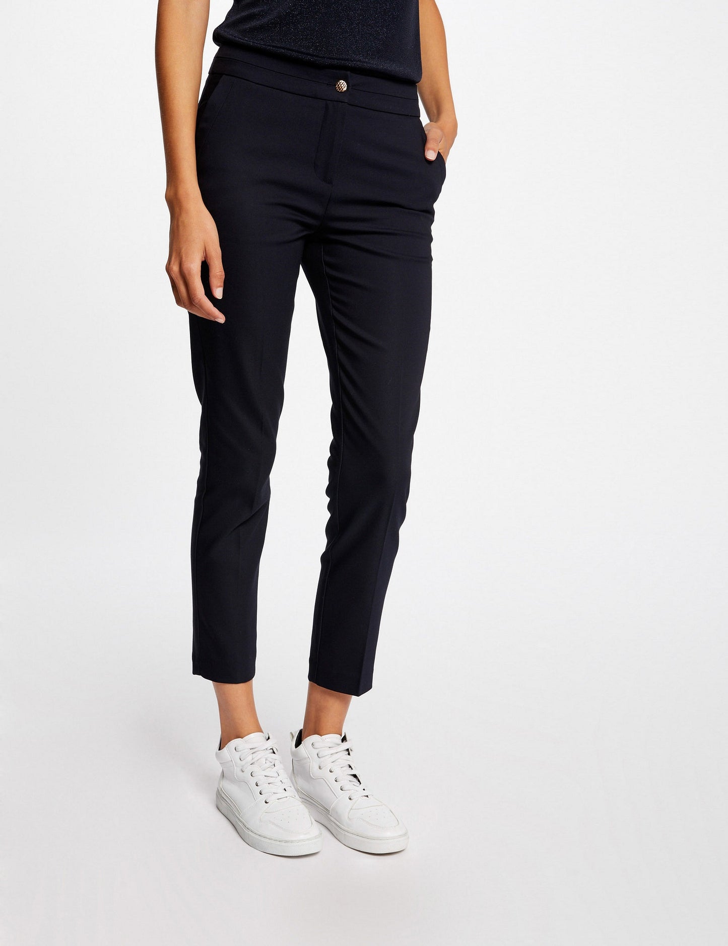 Korte Rechte City Pantalon