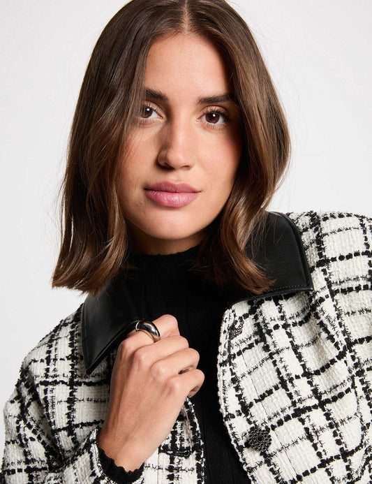 Oversized Tweed Blazer