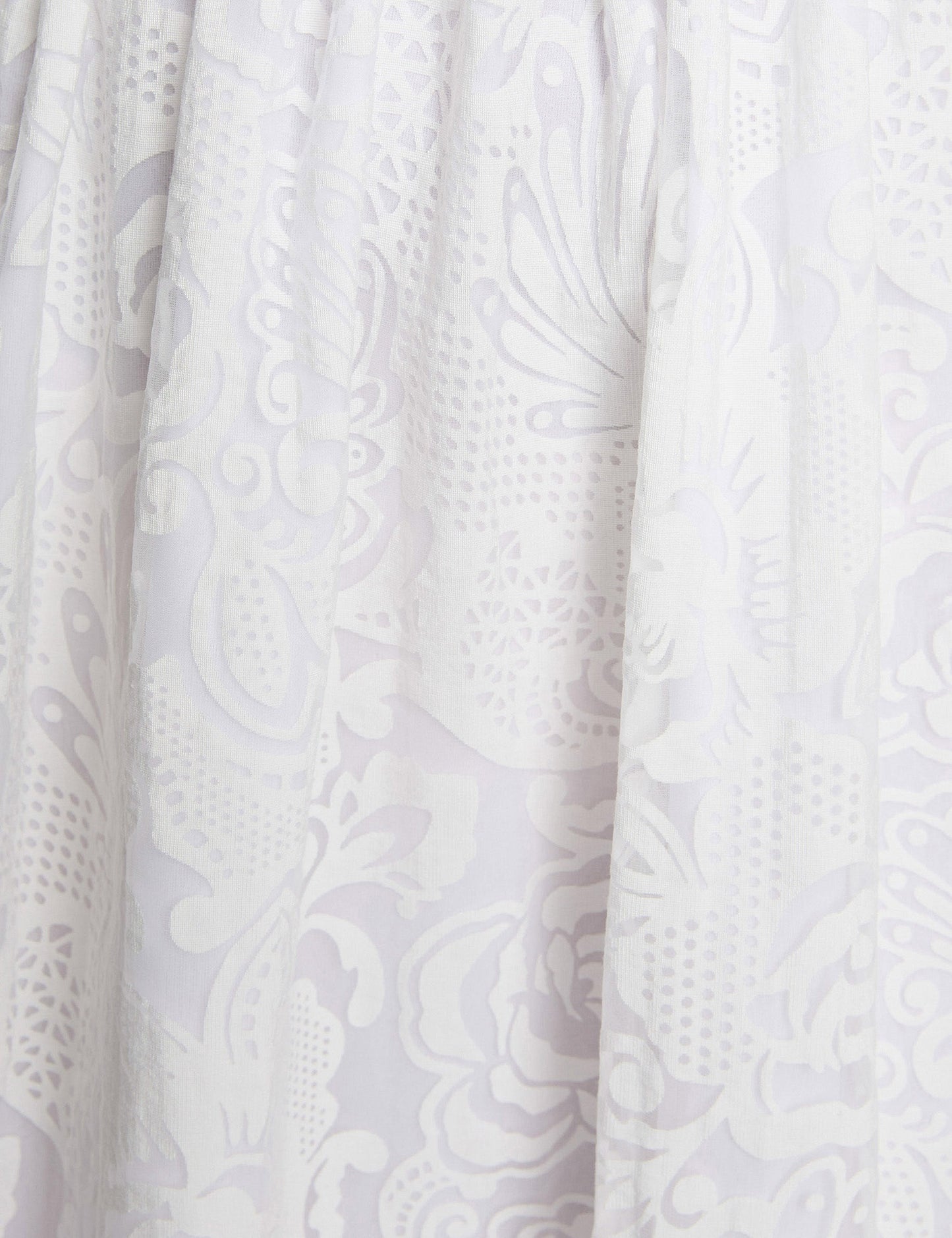 Jacquard Jurk met V-hals en Chevron Print
