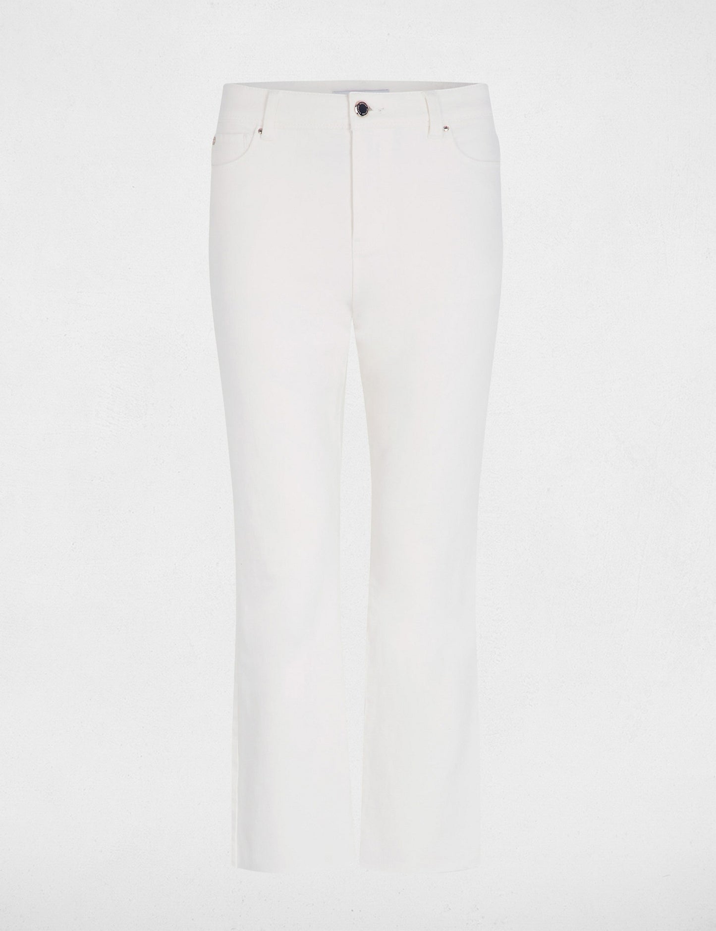 Slim Cropped Jeans met Hoge Taille