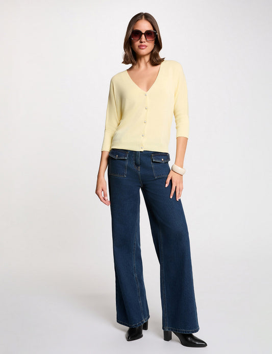 Getailleerd Vest met V-hals