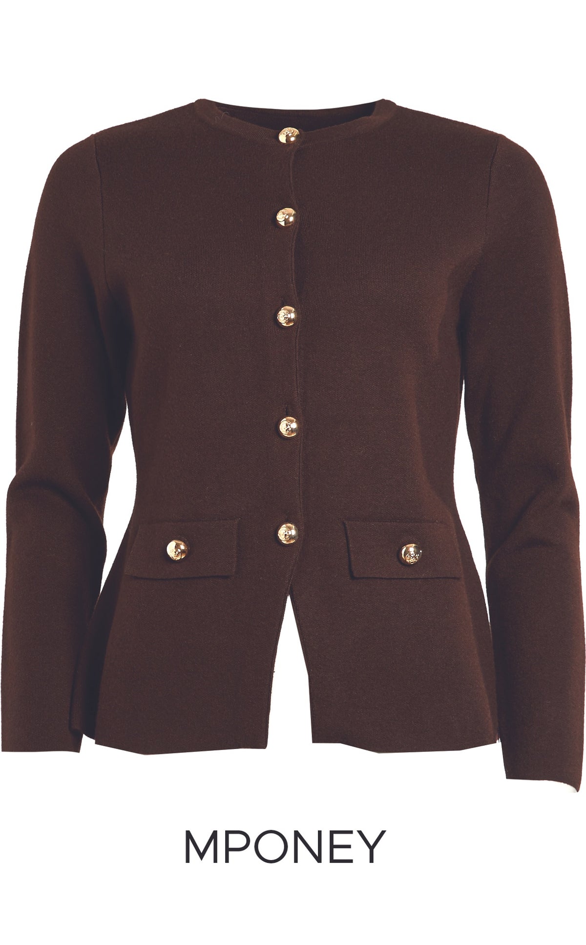 Fijngebreid Vest met Ronde Hals