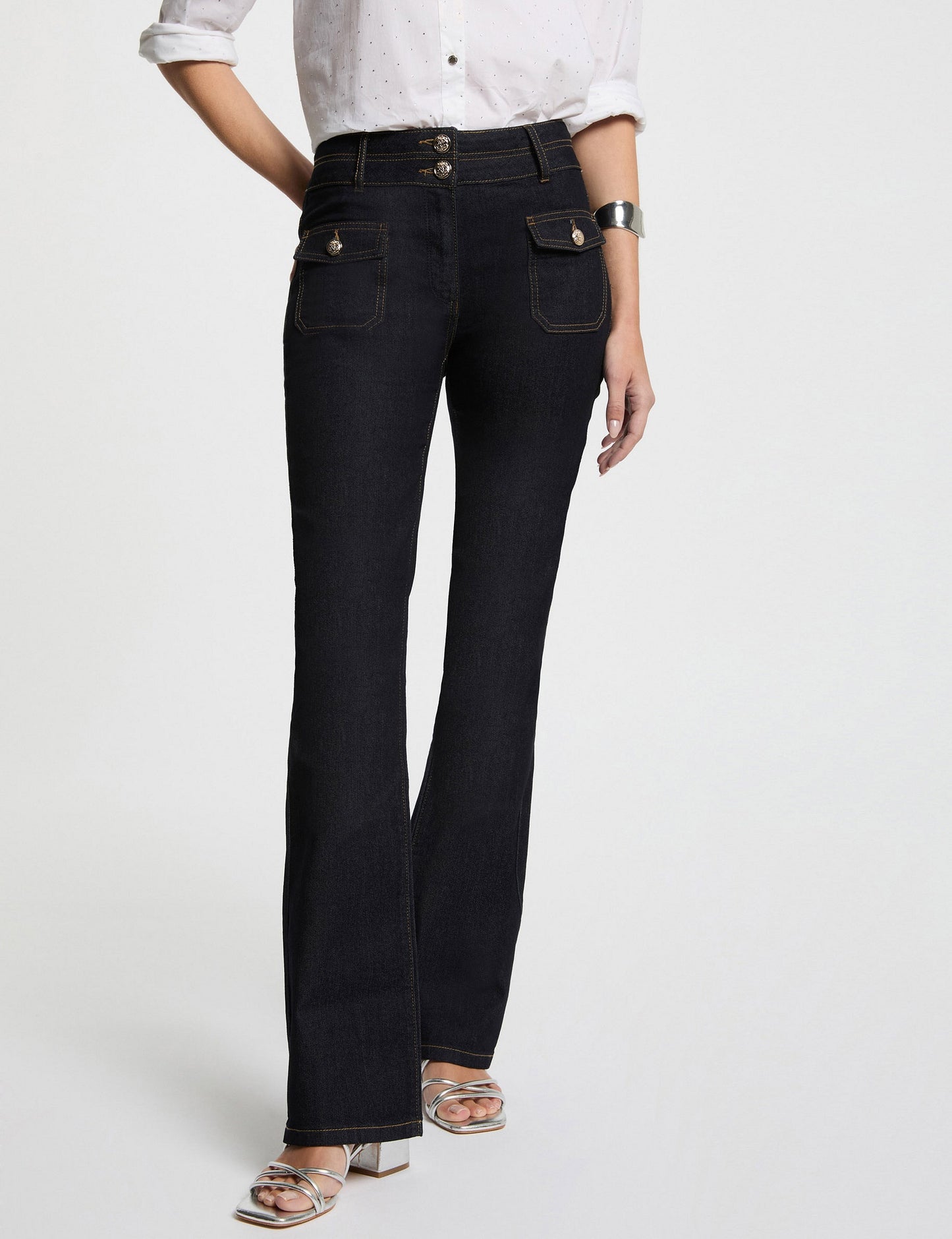 Bootcut Jeans met Standaard Taille
