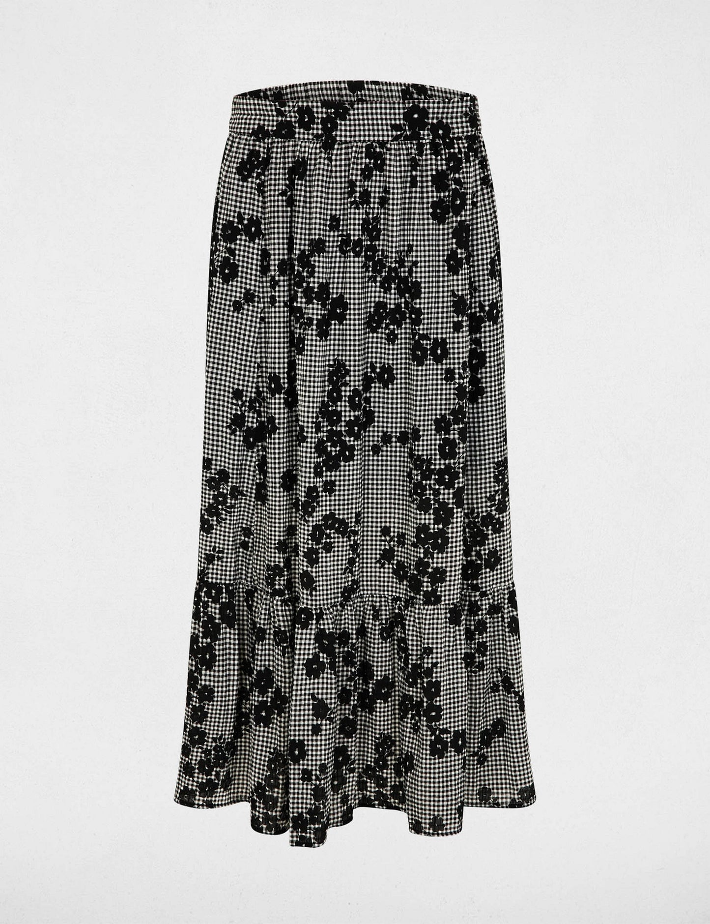 Gelaagde Rok met Print