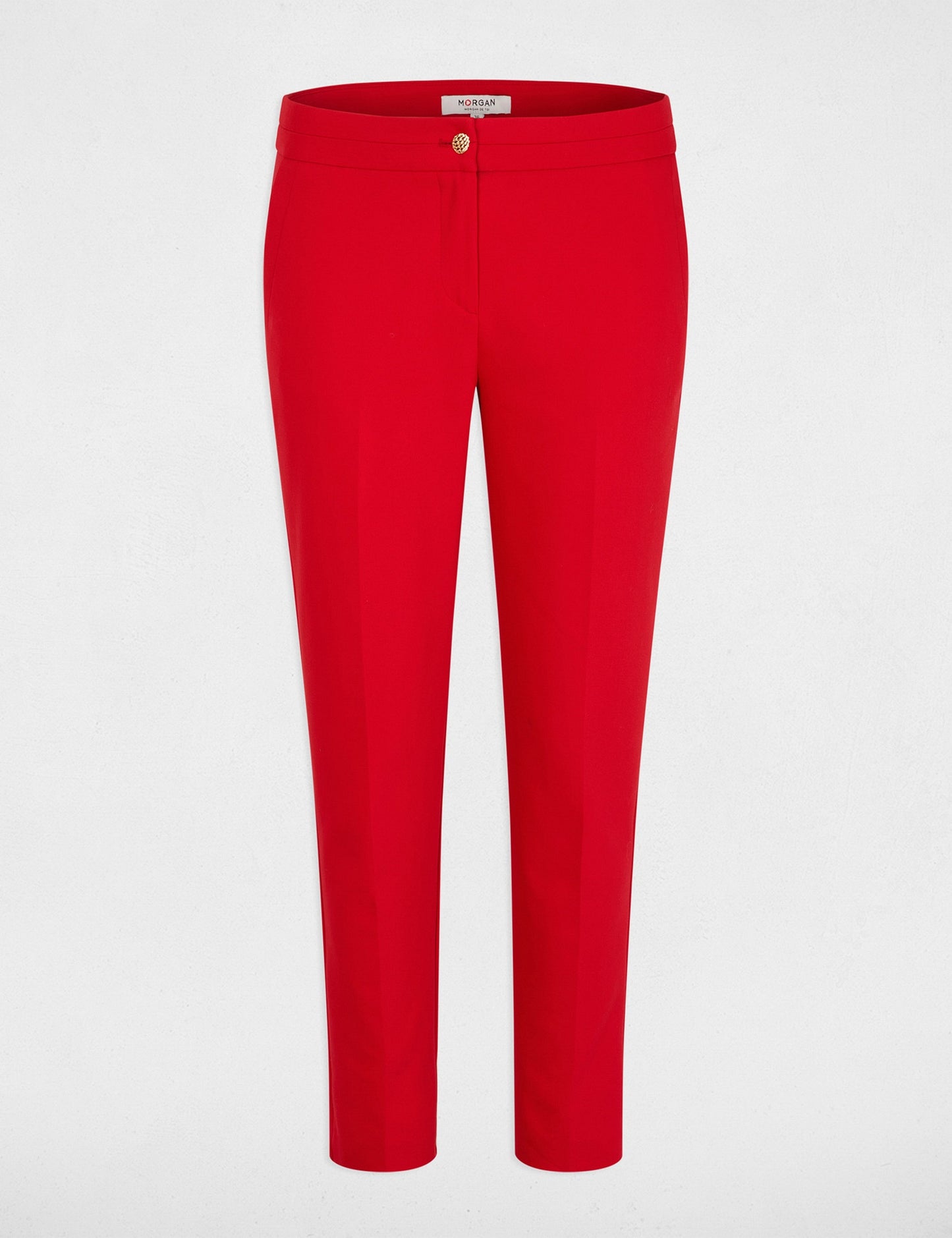 Cropped Straight Broek