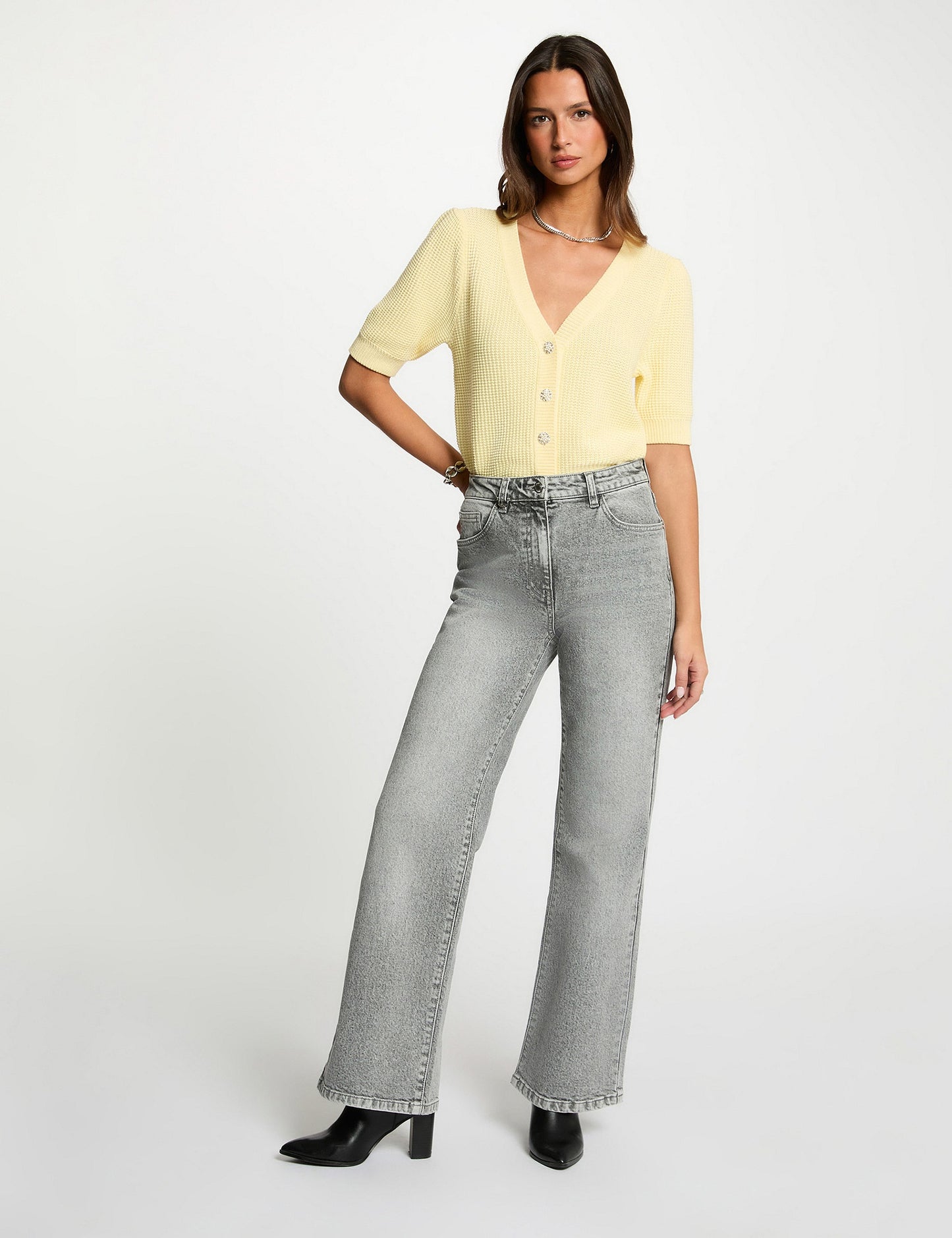 Getailleerd Vest met V-hals