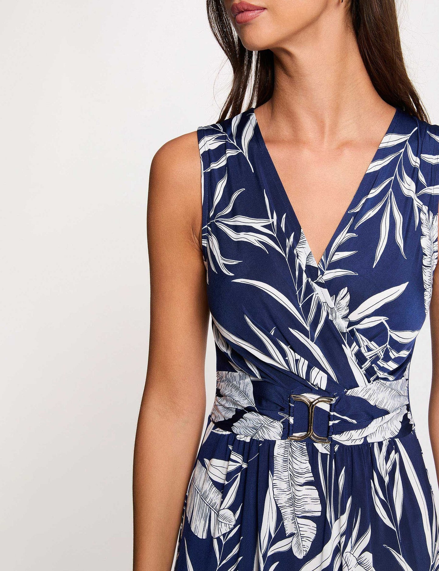 Mouwloze Jurk met Print