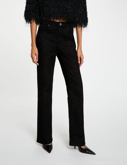 Bootcut Jeans met Pailletten
