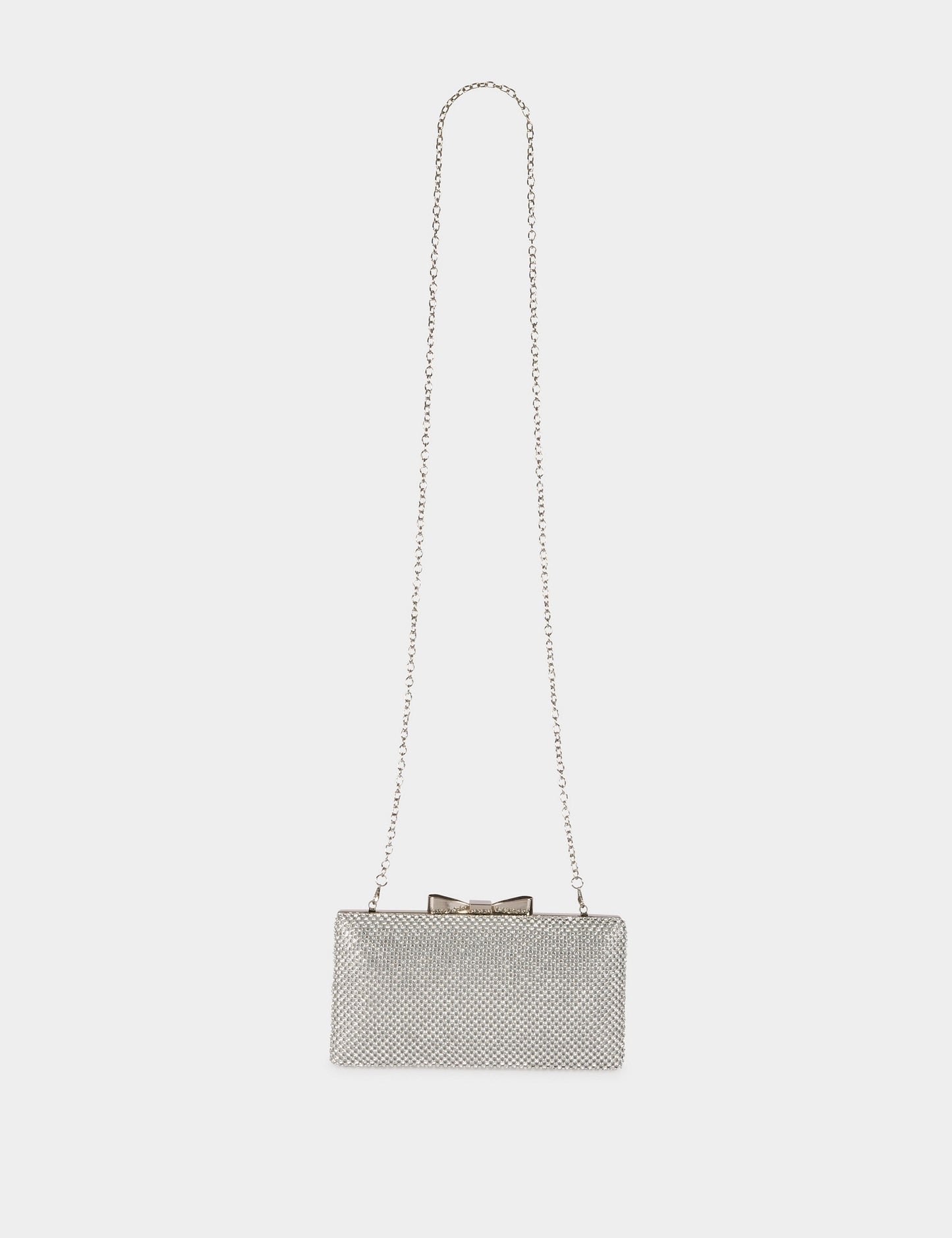 Satijnen Clutch met Strass