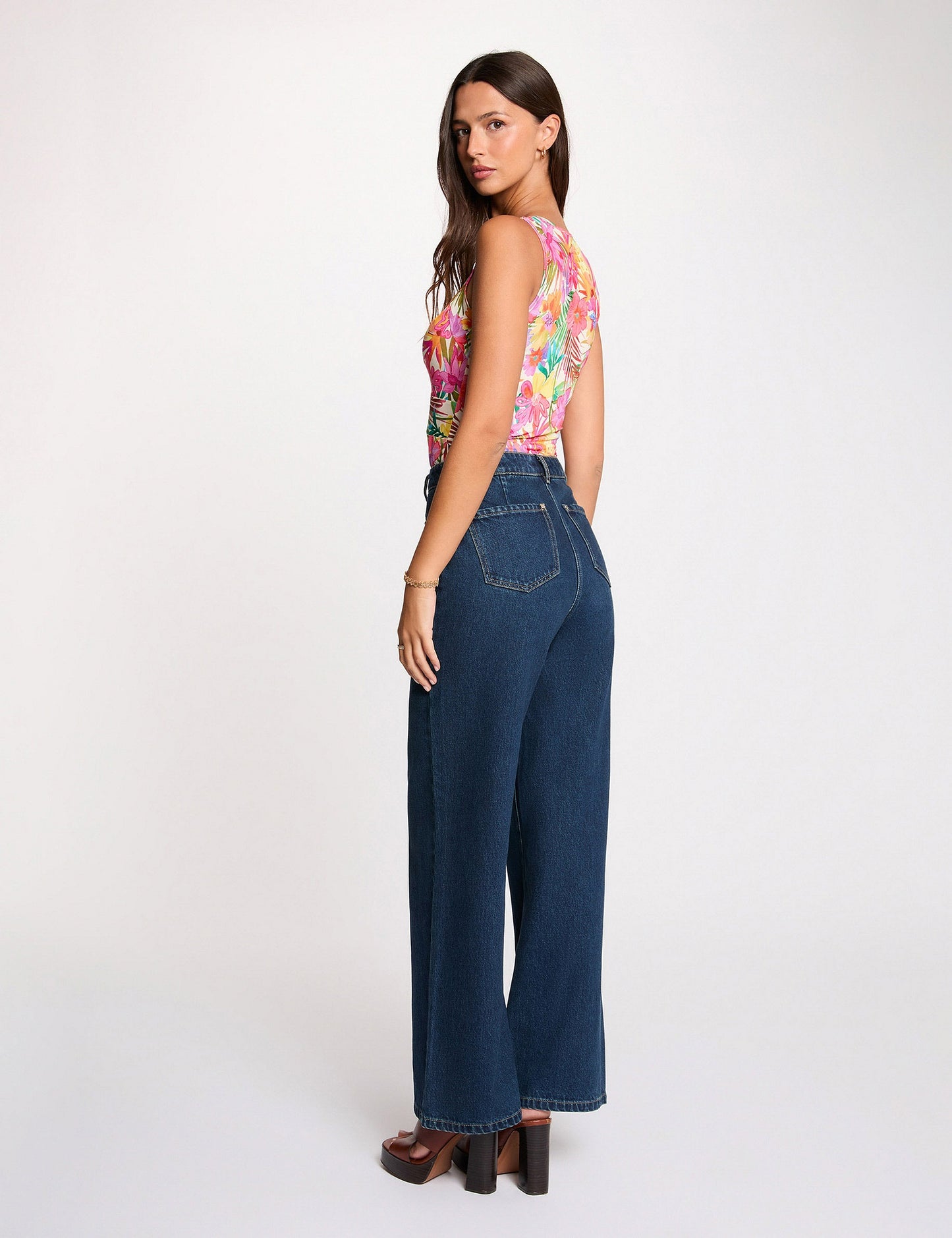 Mouwloze Top met Print