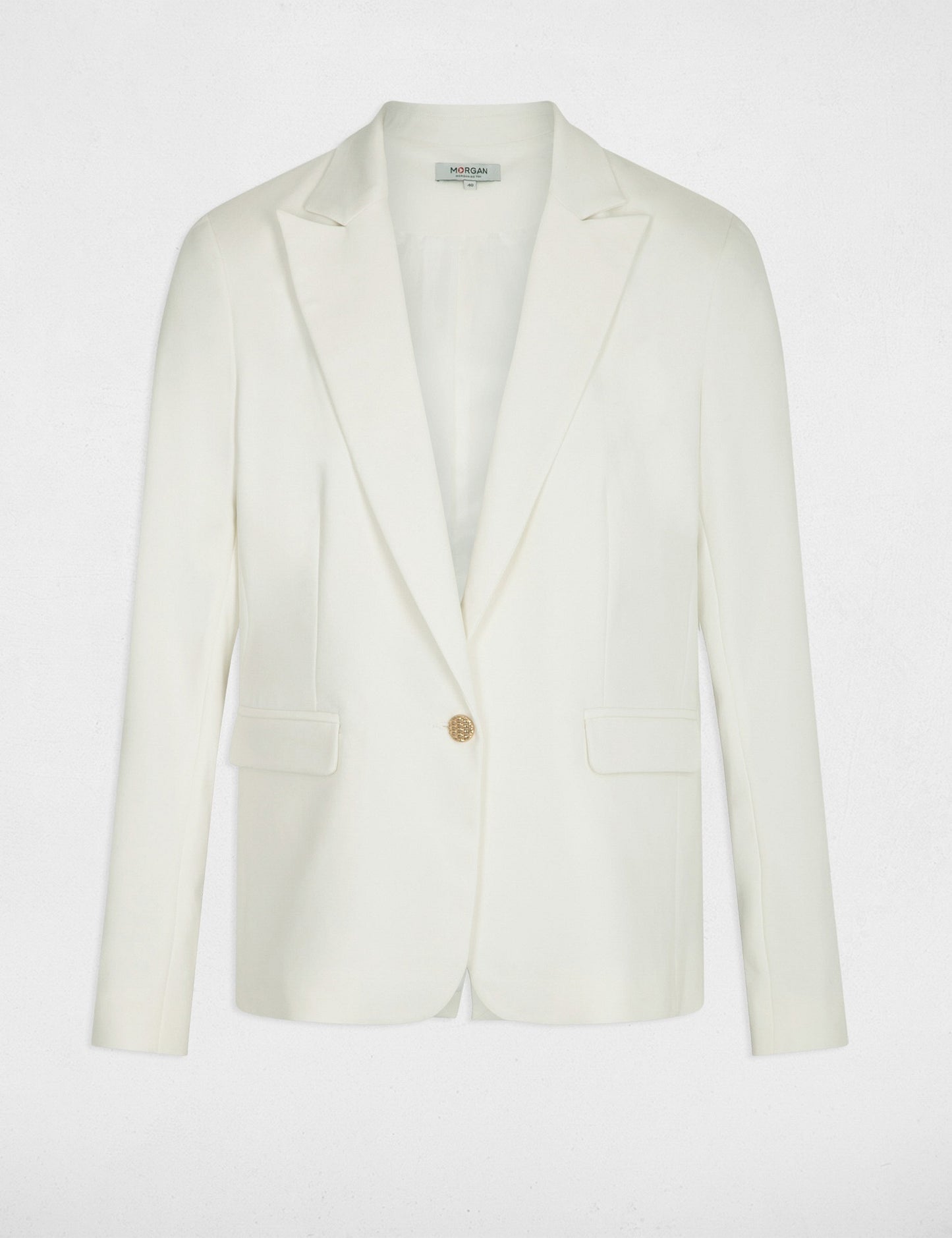 Getailleerde Blazer met Knoopsluiting