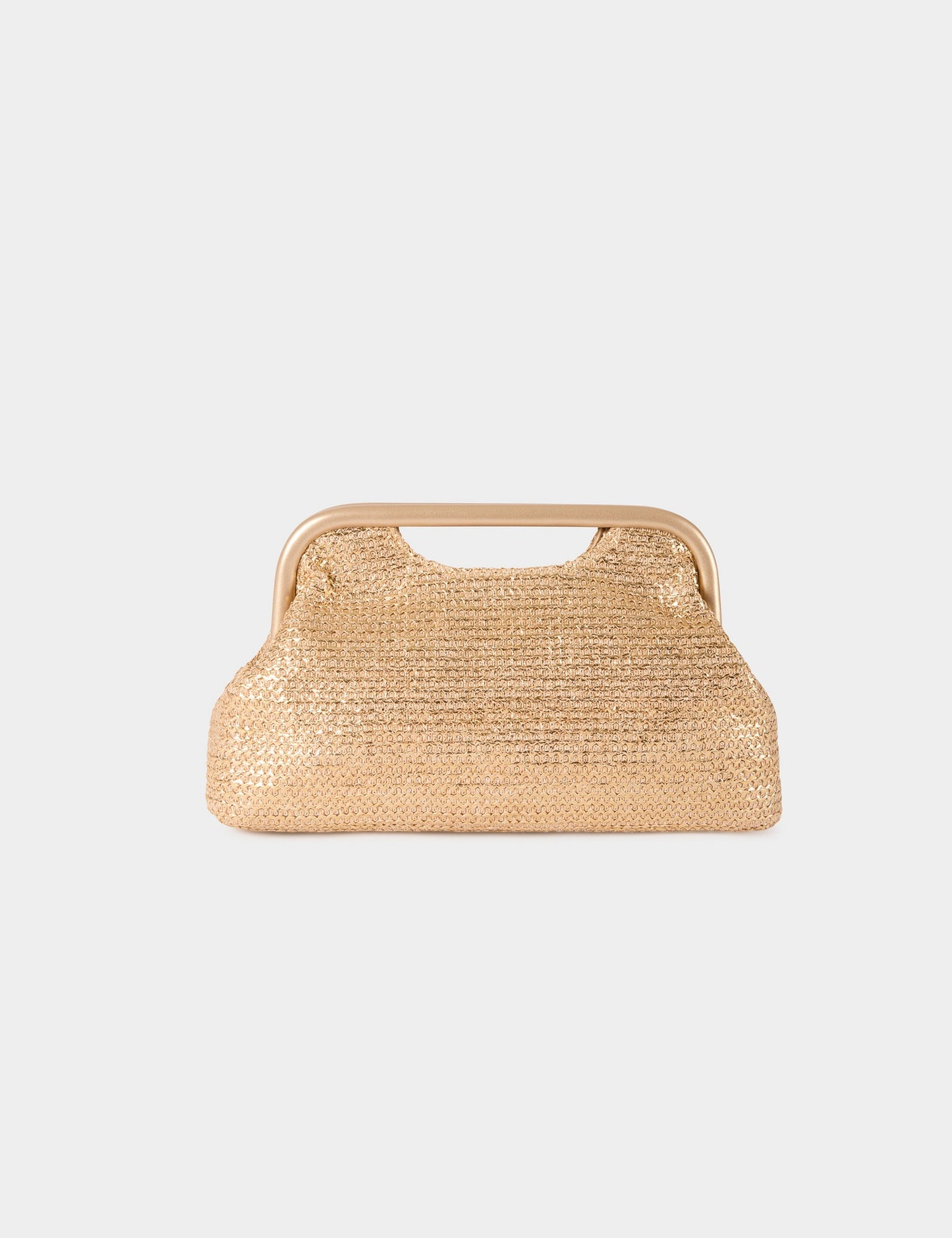 Geweven Clutch met Kettingdetails