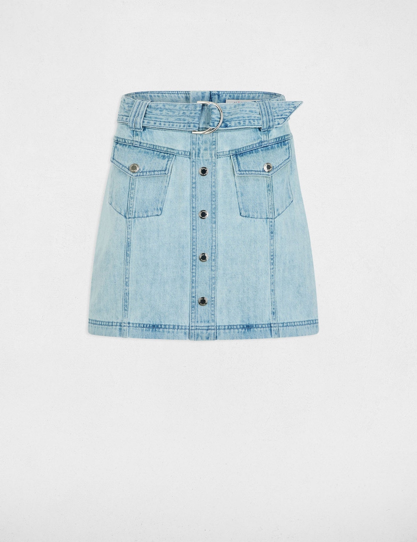 Mini Denim Rok met A-lijn