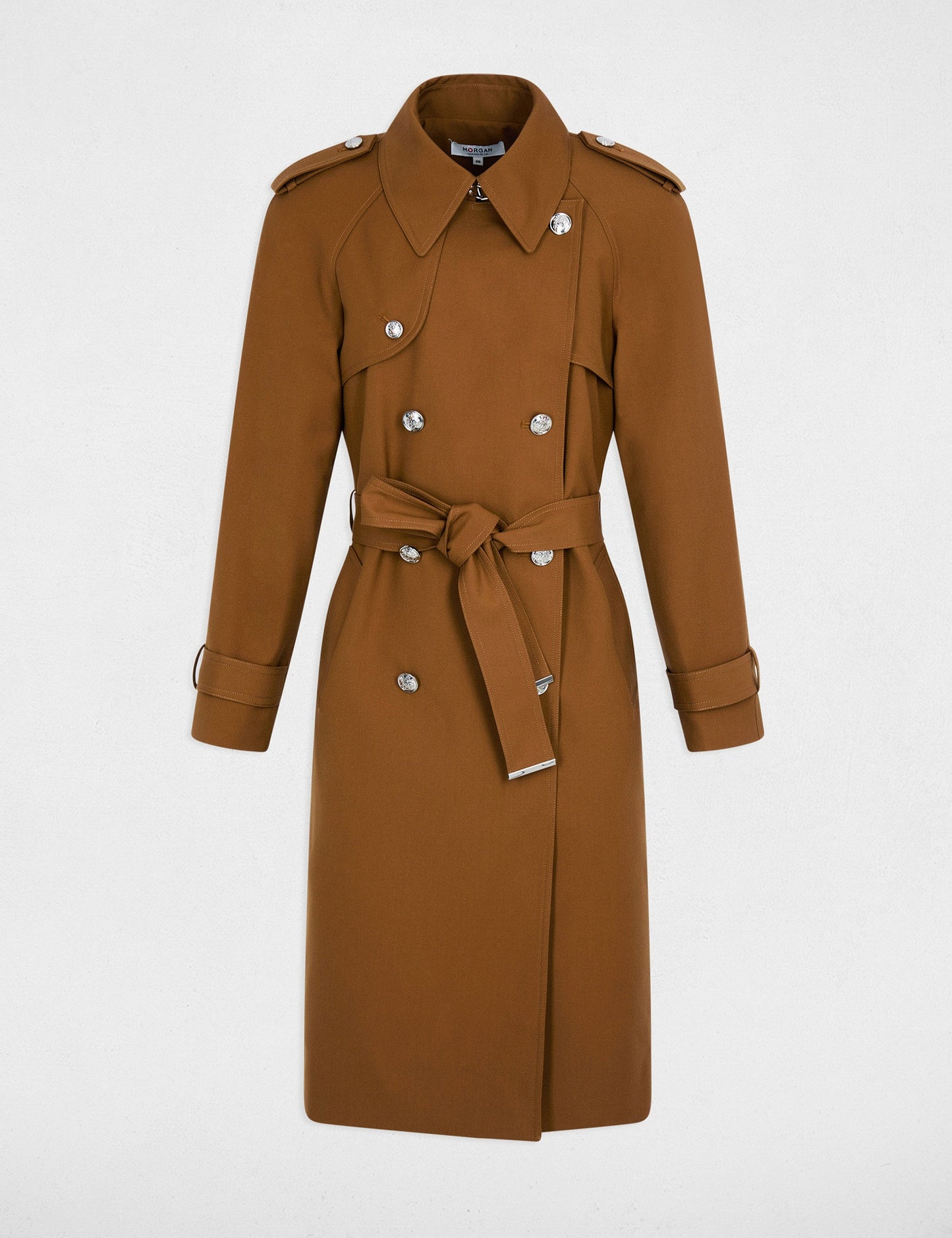 Lange Trenchcoat met Ceintuur