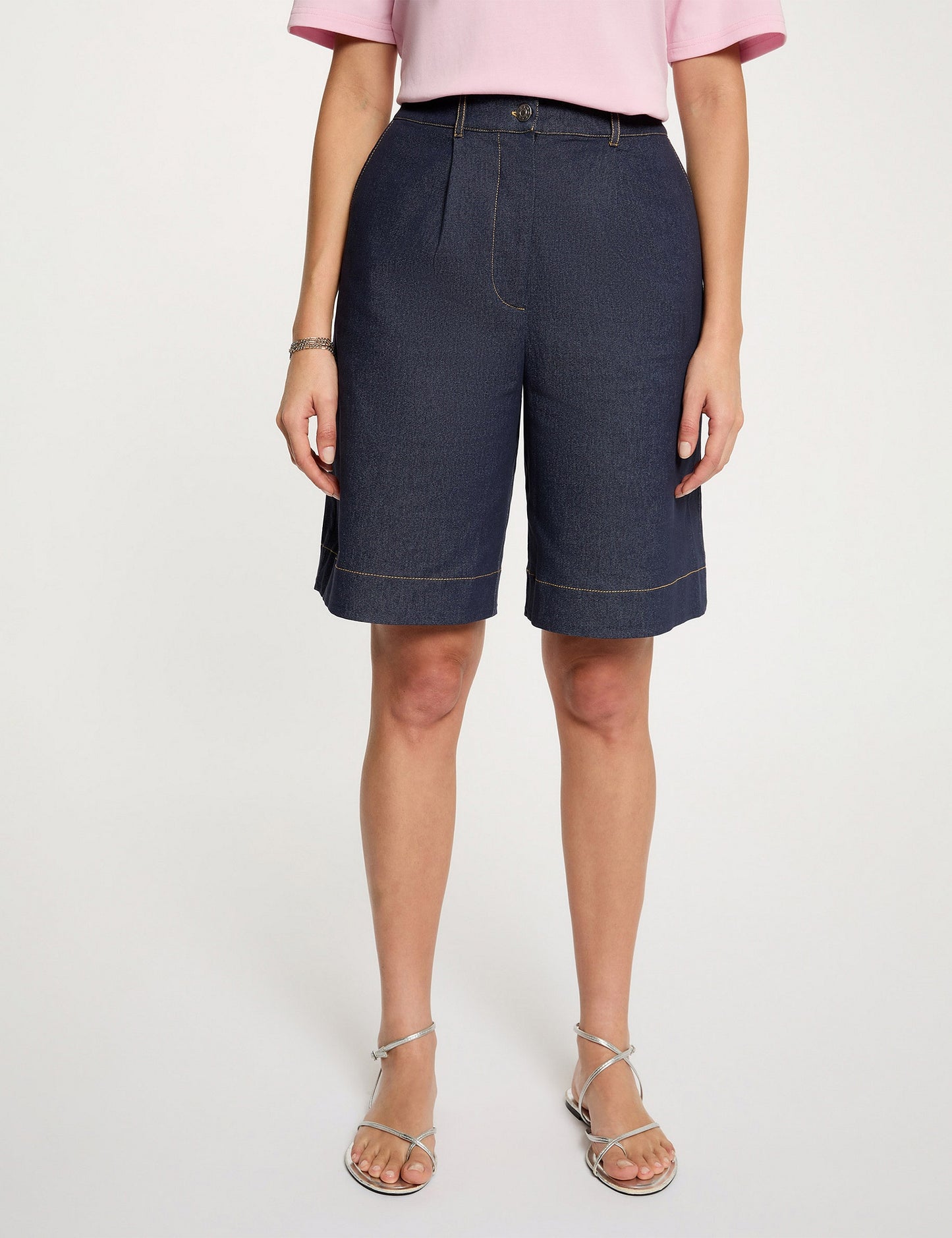 Wijde Denim Shorts