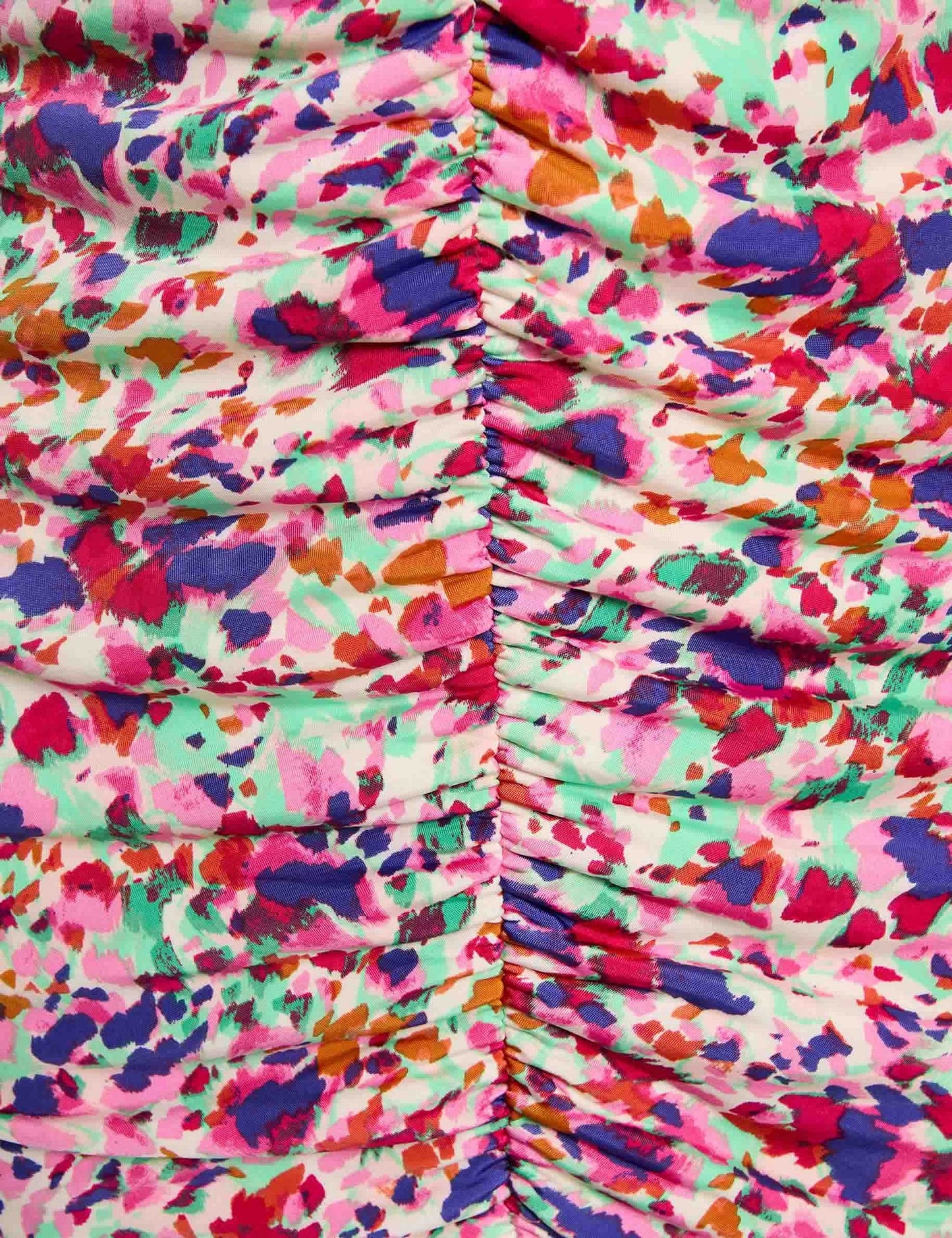 Korte Jurk met Print en Korte Mouwen