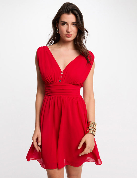 Losvallende A-lijn Mini Jurk