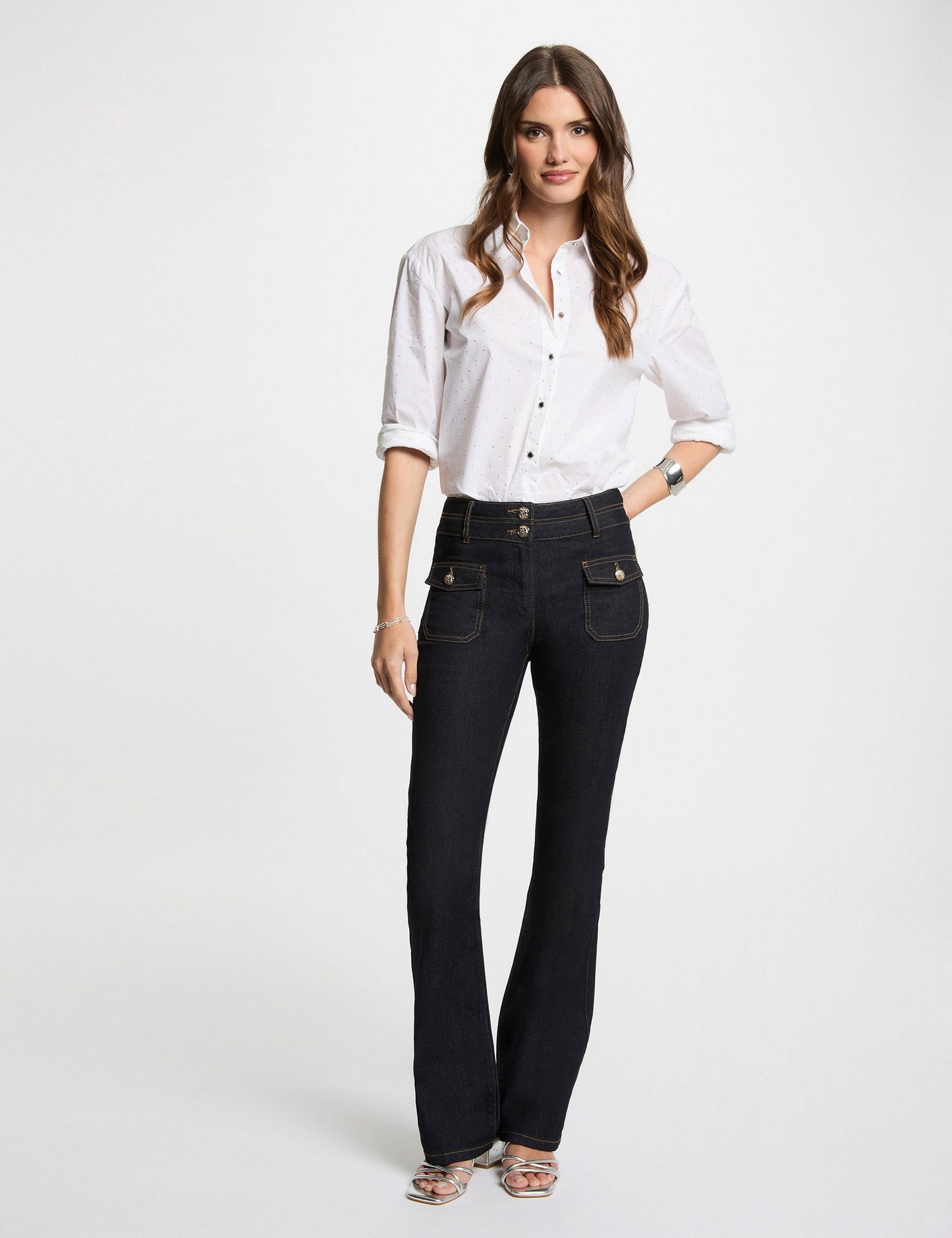Bootcut Jeans met Standaard Taille