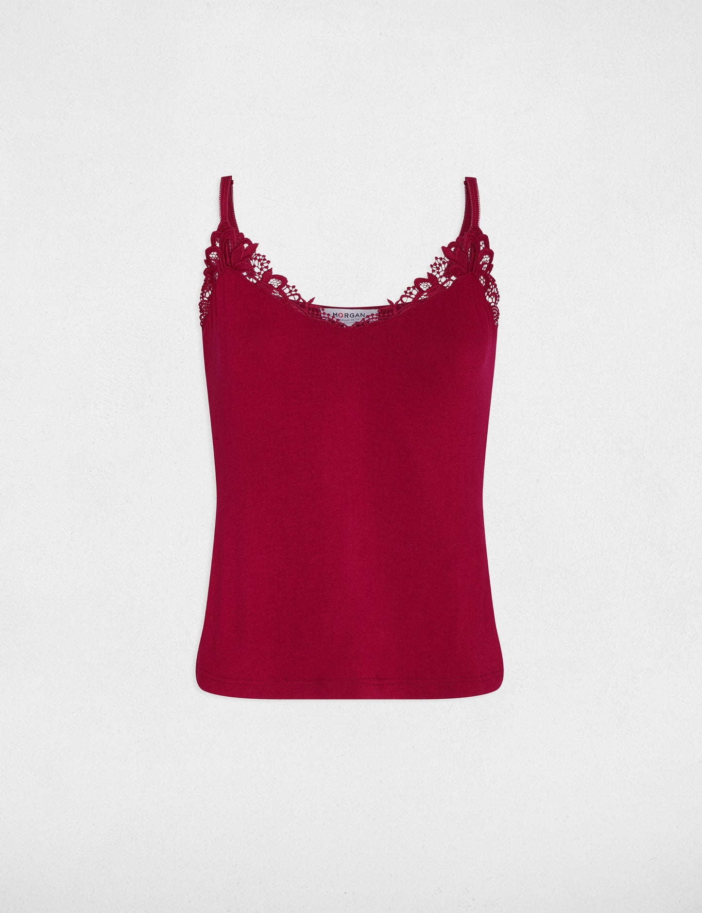 Cami Top met V-hals en Kanten Details